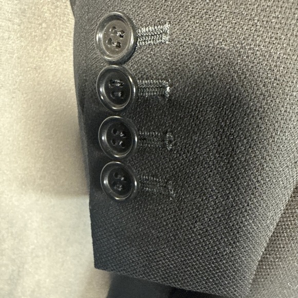 Canali Blazer Mens Black Wool Sport Coat Jacket  Italy Luxury 56R Italy 46R US - Picture 4 of 12